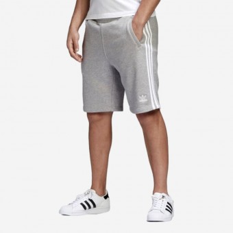 CALÇOES ADIDAS 3 STRIPE  CINZA