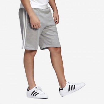 CALÇOES ADIDAS 3 STRIPE  CINZA