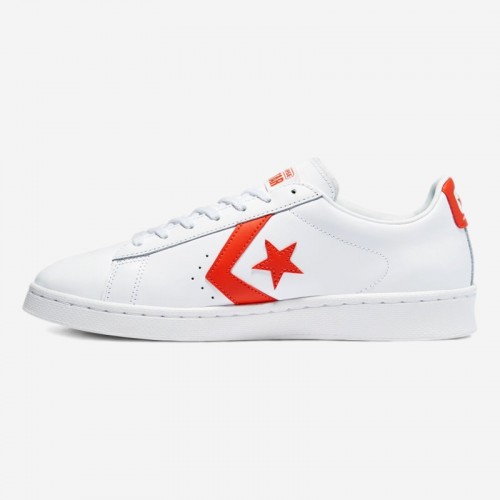 TENIS CONVERSE PRO LEATHER BR/LARANJA
