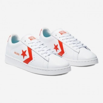 TENIS CONVERSE PRO LEATHER BR/LARANJA