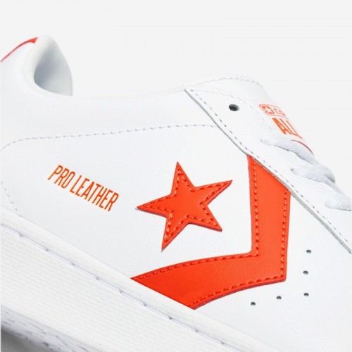 TENIS CONVERSE PRO LEATHER BR/LARANJA