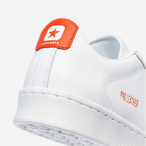 TENIS CONVERSE PRO LEATHER BR/LARANJA