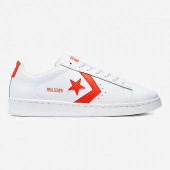 TENIS CONVERSE PRO LEATHER BR/LARANJA