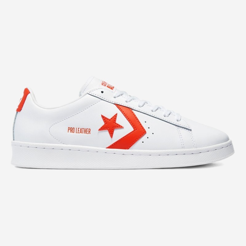 TENIS CONVERSE PRO LEATHER BR/LARANJA