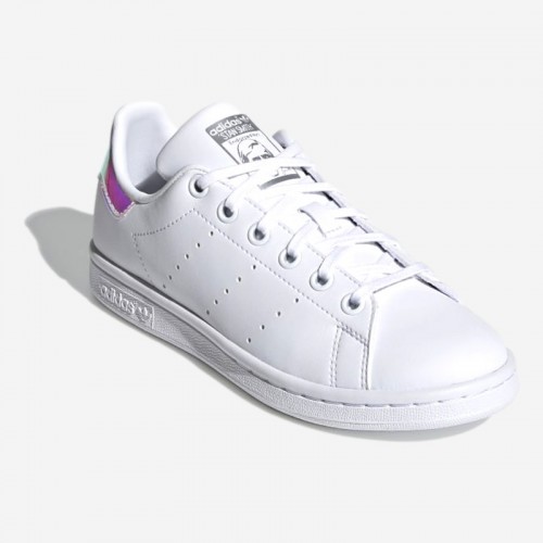 TENIS ADIDAS STAN SMITH J BR/CINZA