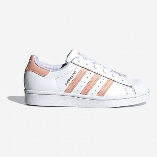 TENIS ADIDAS SUPERSTAR BR/ROSA