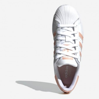 TENIS ADIDAS SUPERSTAR BR/ROSA