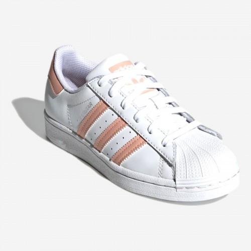 TENIS ADIDAS SUPERSTAR BR/ROSA