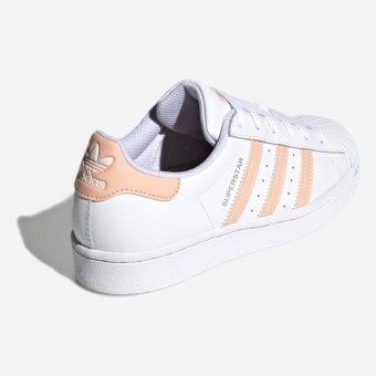 TENIS ADIDAS SUPERSTAR BR/ROSA