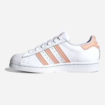 TENIS ADIDAS SUPERSTAR BR/ROSA