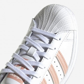 TENIS ADIDAS SUPERSTAR BR/ROSA