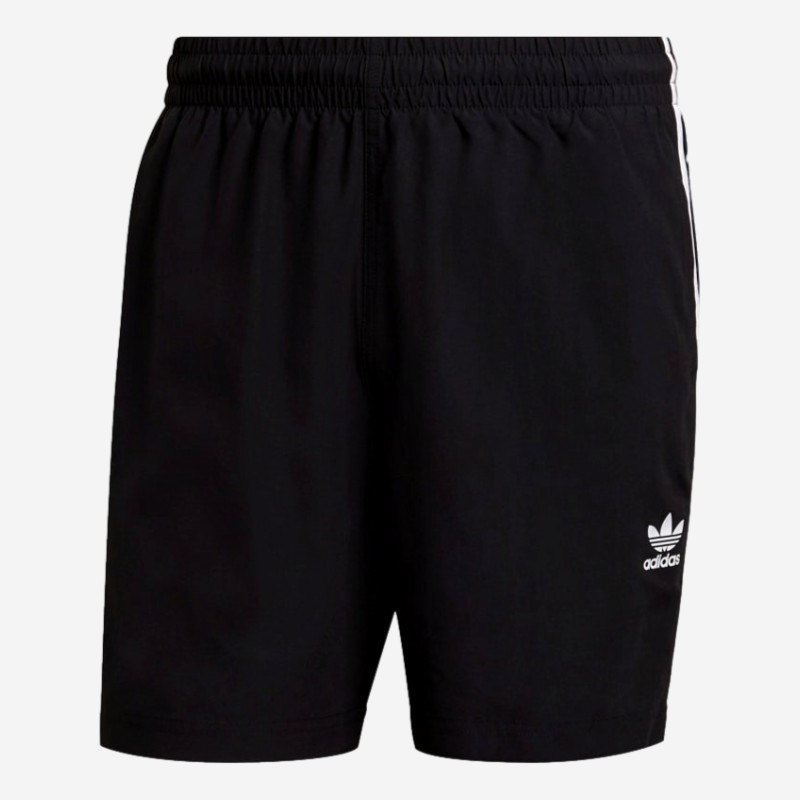 CALÇÕES ADIDAS 3 STRIPE SWIMS PRETO