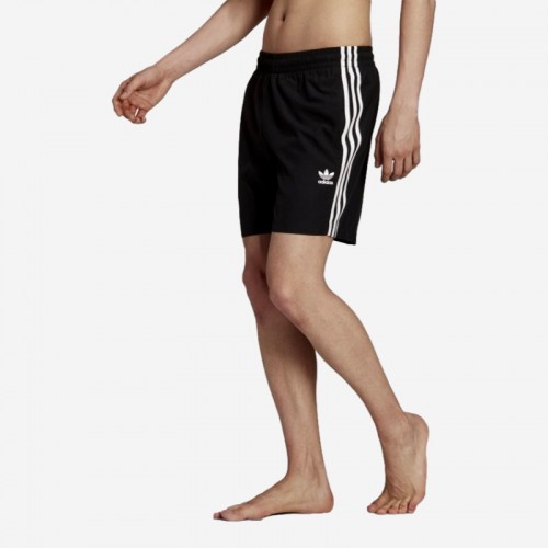 CALÇÕES ADIDAS 3 STRIPE SWIMS PRETO