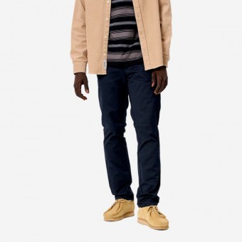 CALÇAS CARHARTT WIP SID AZUL ESCURO