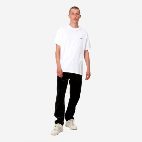 T-SHIRT CARHARTT WIP SCRIPT EMBROIDERY BRANCO