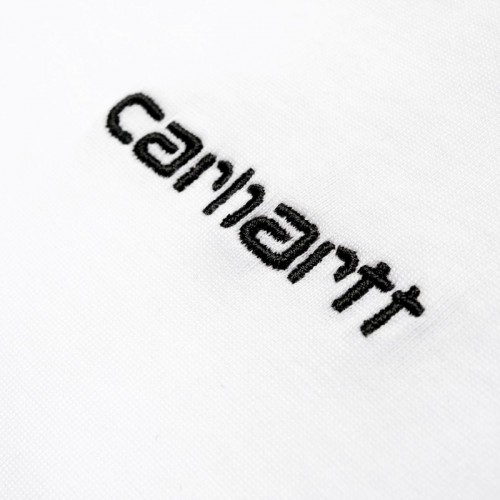 T-SHIRT CARHARTT WIP SCRIPT EMBROIDERY BRANCO