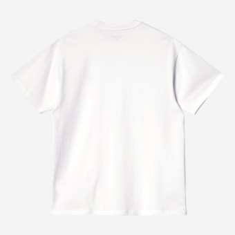 T-SHIRT CARHARTT WIP SCRIPT EMBROIDERY BRANCO