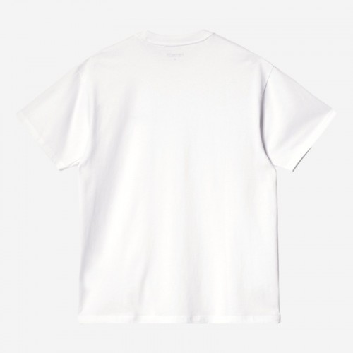 T-SHIRT CARHARTT WIP SCRIPT EMBROIDERY BRANCO