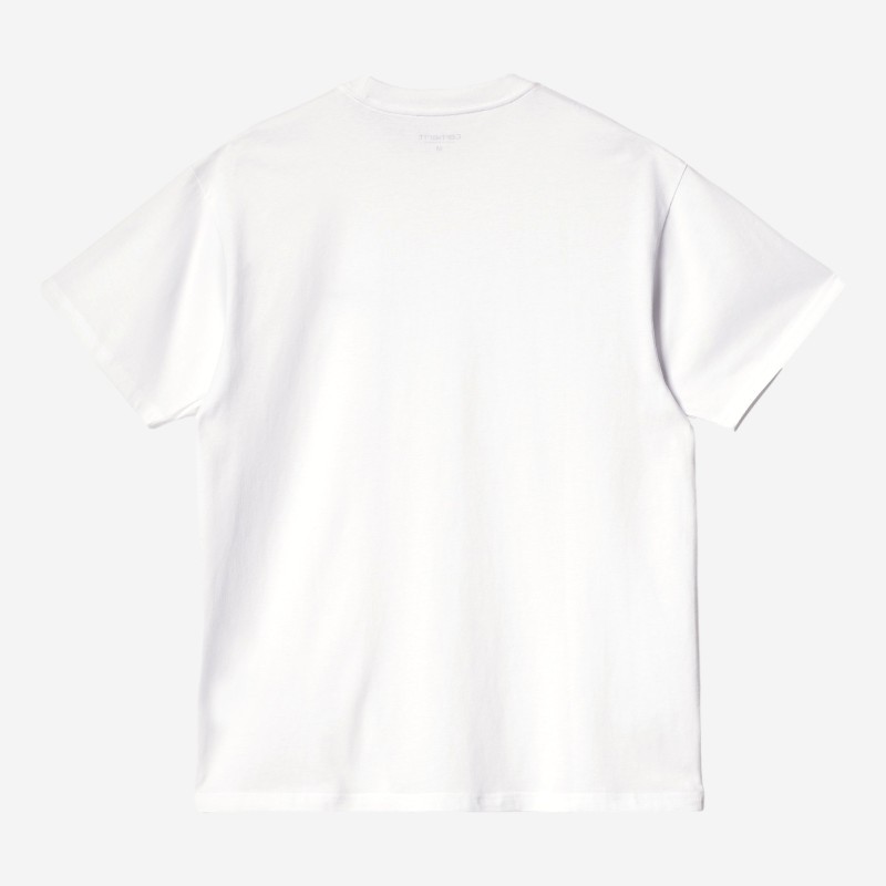 T-SHIRT CARHARTT WIP SCRIPT EMBROIDERY BRANCO