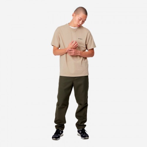 T-SHIRT CARHARTT WIP SCRIPT EMBROIDERY BEGE