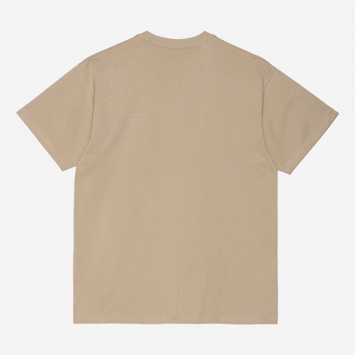 T-SHIRT CARHARTT WIP SCRIPT EMBROIDERY BEGE