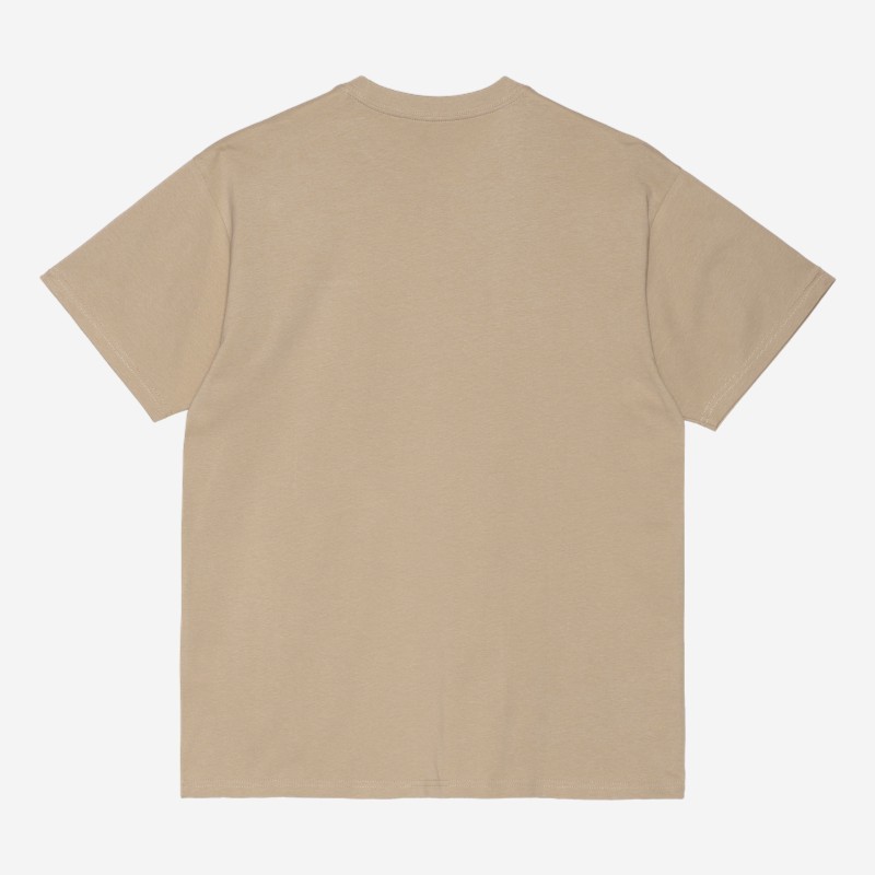 T-SHIRT CARHARTT WIP SCRIPT EMBROIDERY BEGE