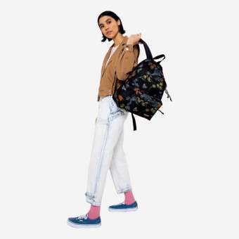 MOCHILA EASTPAK PADDED PR/AMARELO