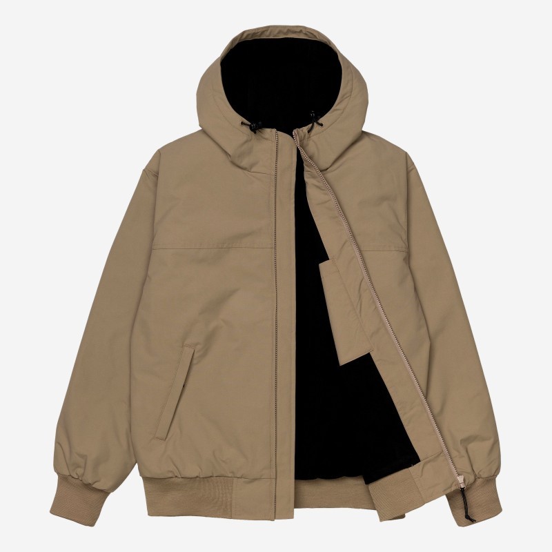 CASACO CARHARTT WIP HOODED SAIL BEGE