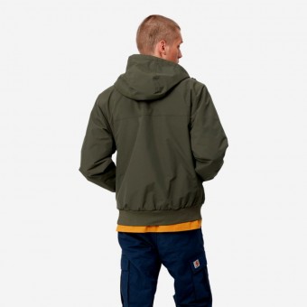 CASACO CARHARTT WIP HOODED SAIL VERDE ESCURO